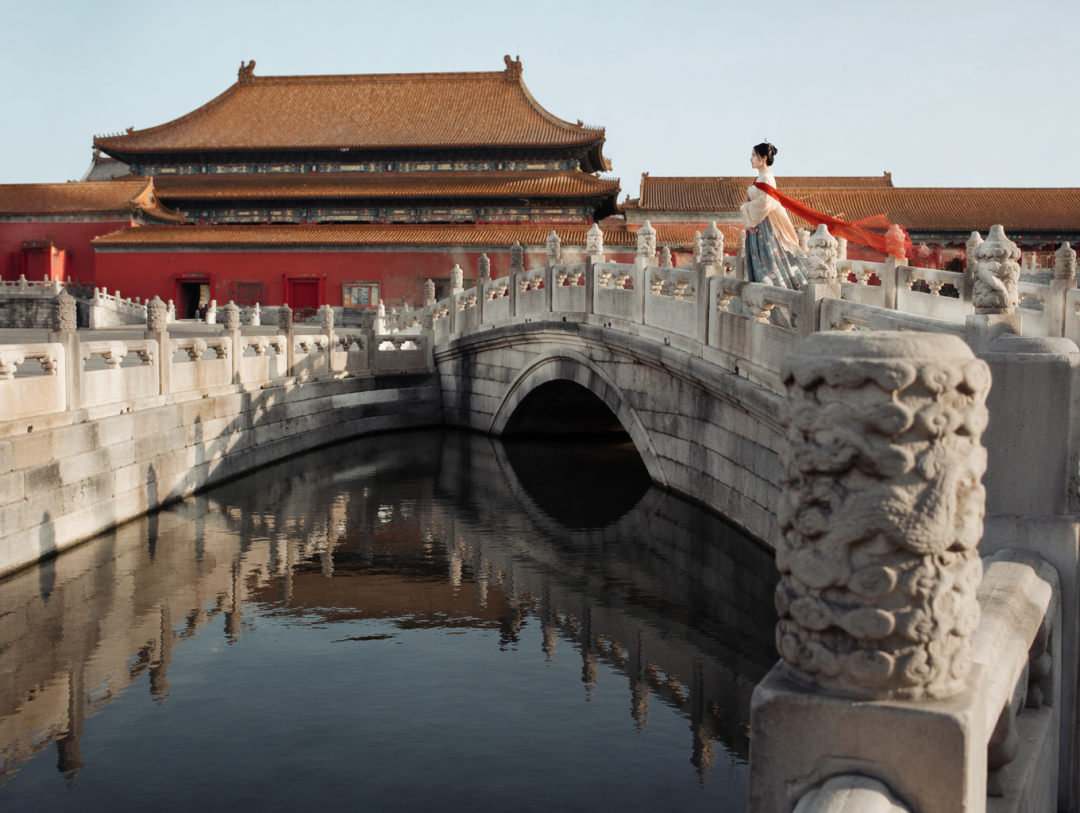 金水桥曲线构图
