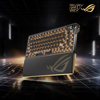 ROG 夜魔Extreme 20周年版 8K回报率 冰爆灰轴 75配列机械键盘