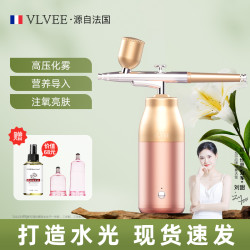 VLVEE 法国VLVEE补水注氧仪美容仪水氧高压手持便携式喷雾护肤档位可调