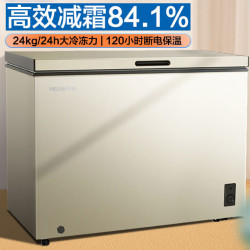 美菱 冰柜301/201/100家用单门单温减霜冷冻一级铝胆
