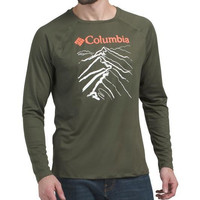 Columbia 男士长袖圆领T恤