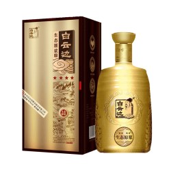 白云边 金四星浓香型生态原浆白酒42度500ml*1瓶