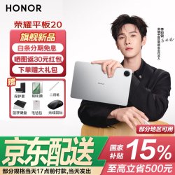 荣耀 平板20 12.1英寸3K高清护眼屏AI备考智能二合一平板电脑ipad 8G+256G WiFi版 超常发灰