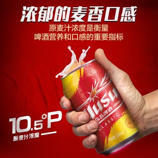 乌苏啤酒 红乌苏 330ml*24罐 啤酒