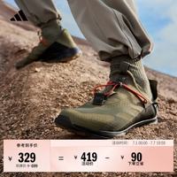 adidas VOYAGER 21 SLIPON H.RDY透气一脚蹬运动鞋阿迪达斯TERREX 岩层橄榄绿/黑色 44