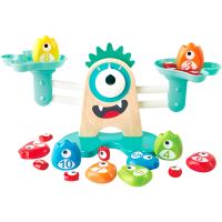 Hape 大眼怪数字天平秤 儿童加减档益智玩具