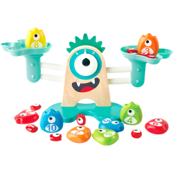 Hape 大眼怪数字天平秤 益智玩具