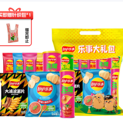 乐事 超级囤货包549g（9件装）（赠针织包）