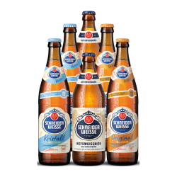 施耐德 施纳德精酿啤酒 500mL×6瓶 入门组合(1号/2号/7号) 中秋礼品德国