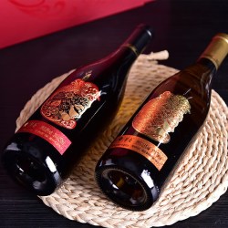 茅台 山海凤凰葡萄酒 干红+干白 750ml*2礼盒装