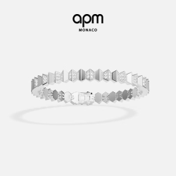 APM Monaco UpAndDown手链送女生男友生日礼物 手链 白色 M（17.5cm）