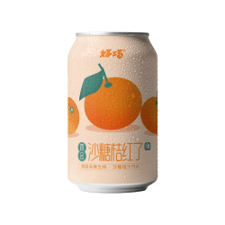 好巧 升级新款沙糖桔生榨果汁汽水整箱碳酸饮料夏季消暑解渴330ml*24