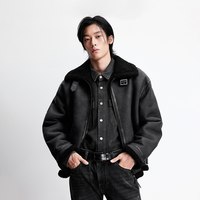 杰克琼斯 秋冬季户外羊羔绒内里pu加厚夹棉外套 棉服合集