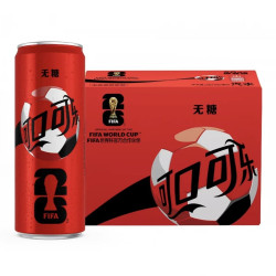 可口可乐 无糖碳酸饮料汽水 330ml*20罐