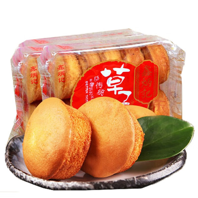 鑫炳记 山西特产鸡蛋草子糕 300g 槽子糕