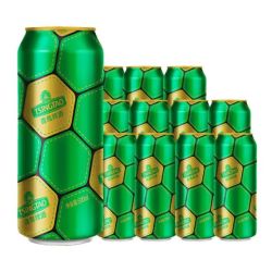 青岛啤酒 新版足球罐系列10°P500mL 12罐赠扎杯