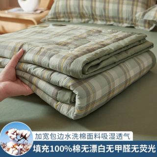 AIDLI A类100%新疆纯棉花可水洗夏凉被 150*200cm