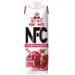 福兰农庄 100%NFC &果汁NFC石榴汁0脂肪纯鲜榨果汁纯果汁1L