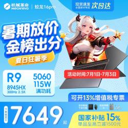 机械革命 蛟龙16Pro（R9-8945HX、5060、16G、512G）