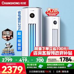 长虹 空调 大2匹 新一级能效 冷暖变频省电立式家用客厅柜机空调KFR-51LW/ZDTTW3+R1(SE) 熊猫懒 大2匹