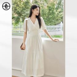 DUIBAI AN大码系列 女式短袖连衣裙