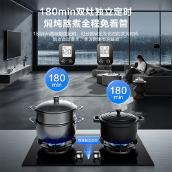 苏泊尔 JZY-Z-Q8pro 5.2KW猛火双边定时 液化气燃气灶