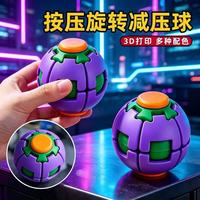 奇优宝 彩色3d打印按压旋转解压球