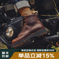 Danner 城市户外休闲Danner Moto GTX男款中高帮工装靴防水耐磨V底 35940 棕 男D版 40码
