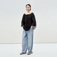 LESS 迅系列 女士拖地牛仔裤 2P5E11040