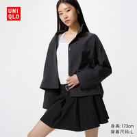 优衣库 开领短茄克 女装男装 483810