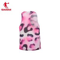 乔丹 飞影 速干透气 粉黑豹纹 L 运动背心