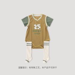 巴厘小猪 儿童包屁衣+袜子2件套装