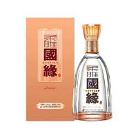 今世缘 柔雅国缘 52度 柔雅型白酒 500ml*1瓶 单瓶装