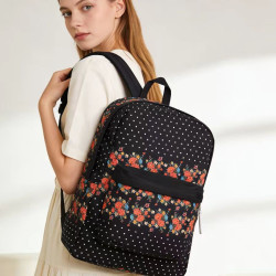 JANSPORT 印花集合女书包男高中双肩背包轻便户外通勤电脑包
