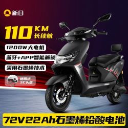 新日 飞豹 电动摩托车 72V22Ah