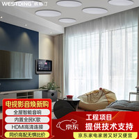 威斯汀 家庭背景音乐主机系统套装XT12家庭影院吸顶音响蓝牙音箱 XT12+805*6+W-2低音炮