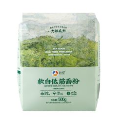 新良 大师软白低筋面粉烘焙家用戚风蛋糕饼干糕点小麦粉商用原料500g刚需可入。