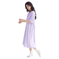 红豆女士家居服JDJ012短袖套装丁香紫L