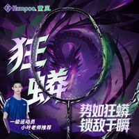 百亿补贴：KUMPOO 狂蟒 羽毛球拍 全碳素纤维 单拍