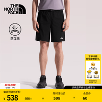 北面 休闲短裤男Class V防泼溅户外徒步26春夏上新|8DFW JK3/黑色