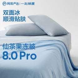 网易严选 可机洗双面凉感果冻被8.0Pro夏凉被 120*150cm