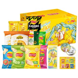 乐事 初音未来薯片礼包 466g 任选休闲零食薯片礼盒
