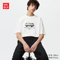 优衣库 TOYOTA UT/短袖T恤男装女装/26春夏新款485741 00 白色 M