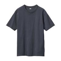 优衣库 男装/男女同款正肩大师T圆领T恤短袖棉质休闲465186 07 青灰色 XS