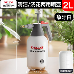 德力西 电气（DELIXI ELECTRIC）农用喷雾器浇花喷壶气压式养花浇水壶大容量2升气压喷壶（带刻度）