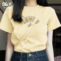班尼路 S&K 女士短袖T恤 2026年夏季新款