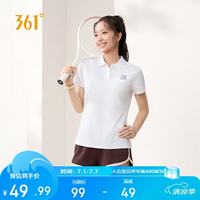 361° t恤女夏季新款运动polo衫速干休闲跑步健身短袖上衣662624111H-1