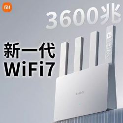 小米 路由器WiFi7 BE3600千兆无线双频5g家用高速办公宿舍3人成团