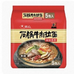 农心 辛拉面 石锅牛肉面120g*5包