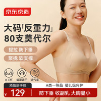 京东京造 J.ZAO 京东京造 反重力大胸显小聚拢侧收副乳防下垂无钢圈内衣文胸罩 隐形肤